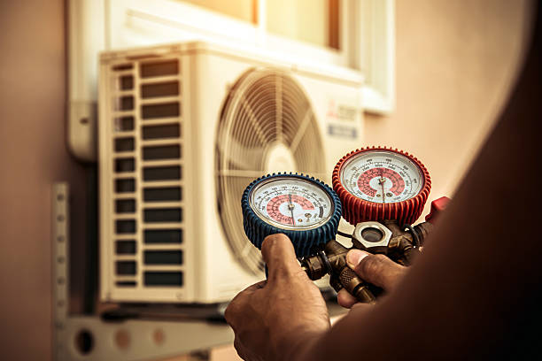 Professional Hvac Maintenance technician working in Newtonville, NY